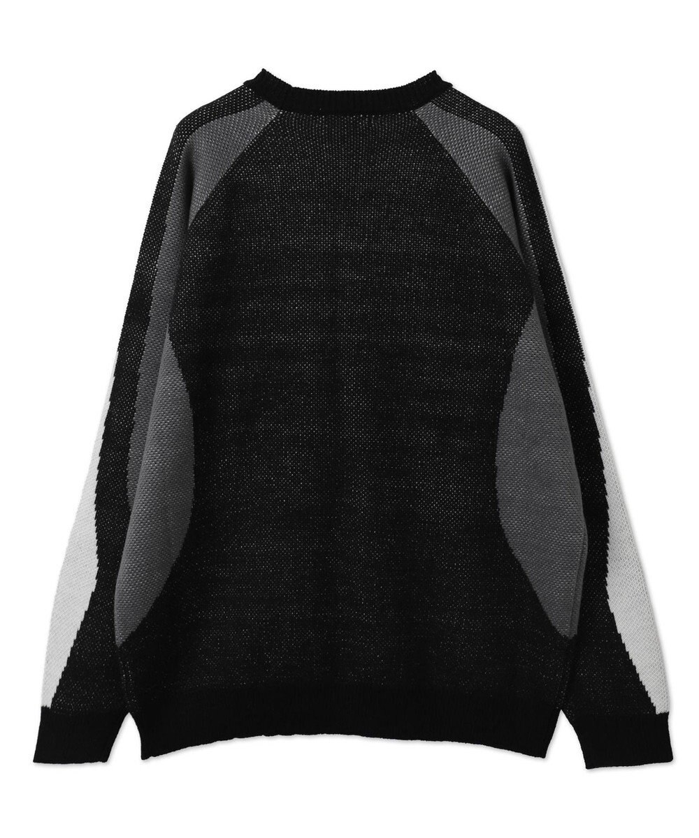 WEGO サガラロゴ配色BIGニットプルオーバー 