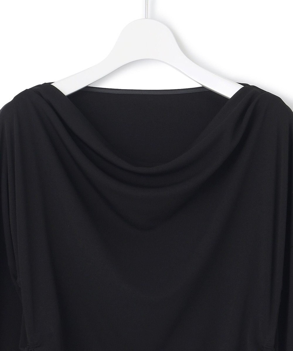 23区 【APPLAUDIR】トリアセドライスムース ドレープドレス 