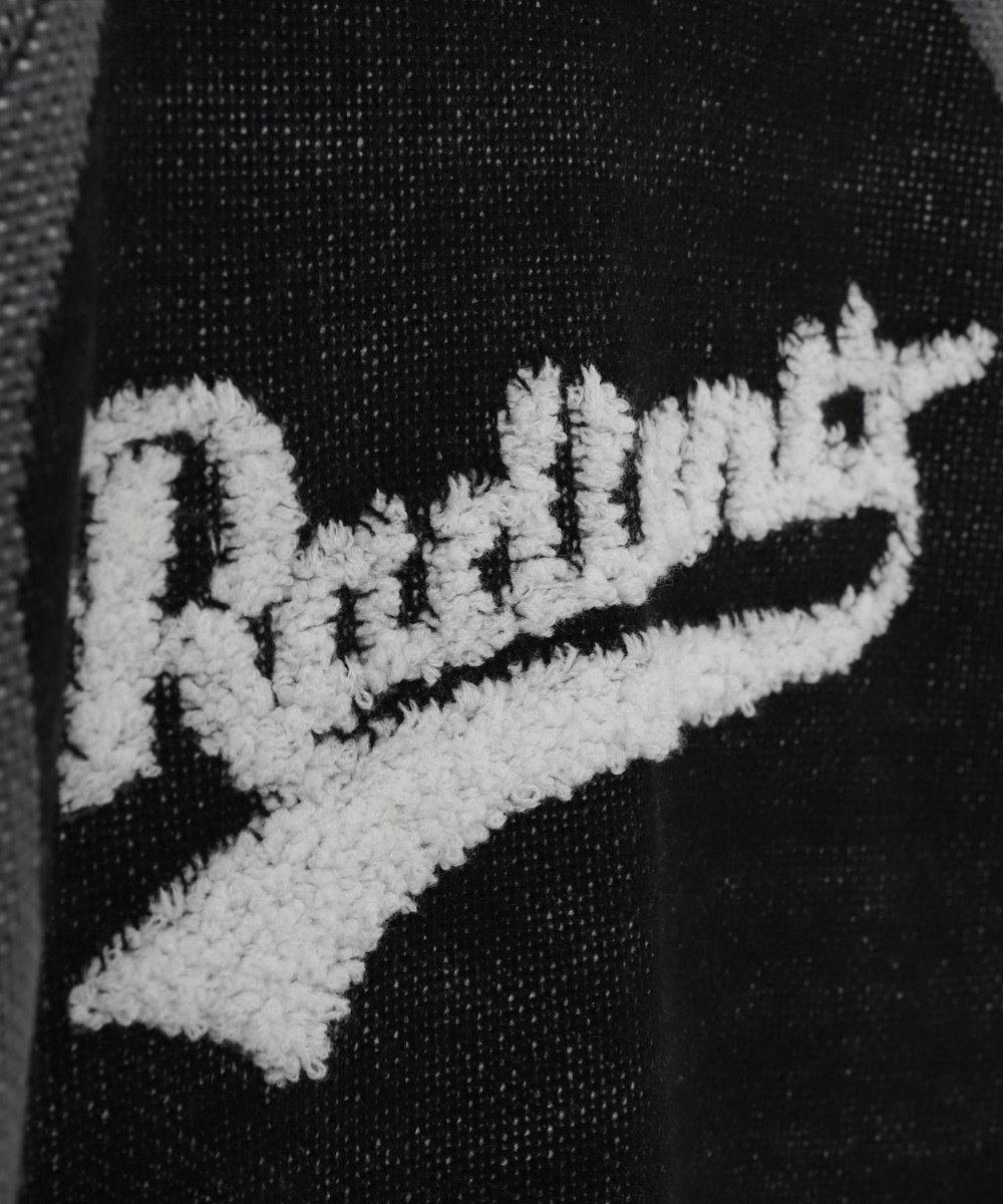 WEGO サガラロゴ配色BIGニットプルオーバー 