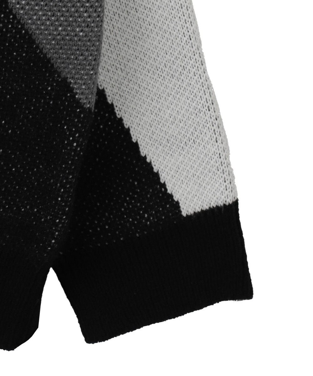 WEGO サガラロゴ配色BIGニットプルオーバー 