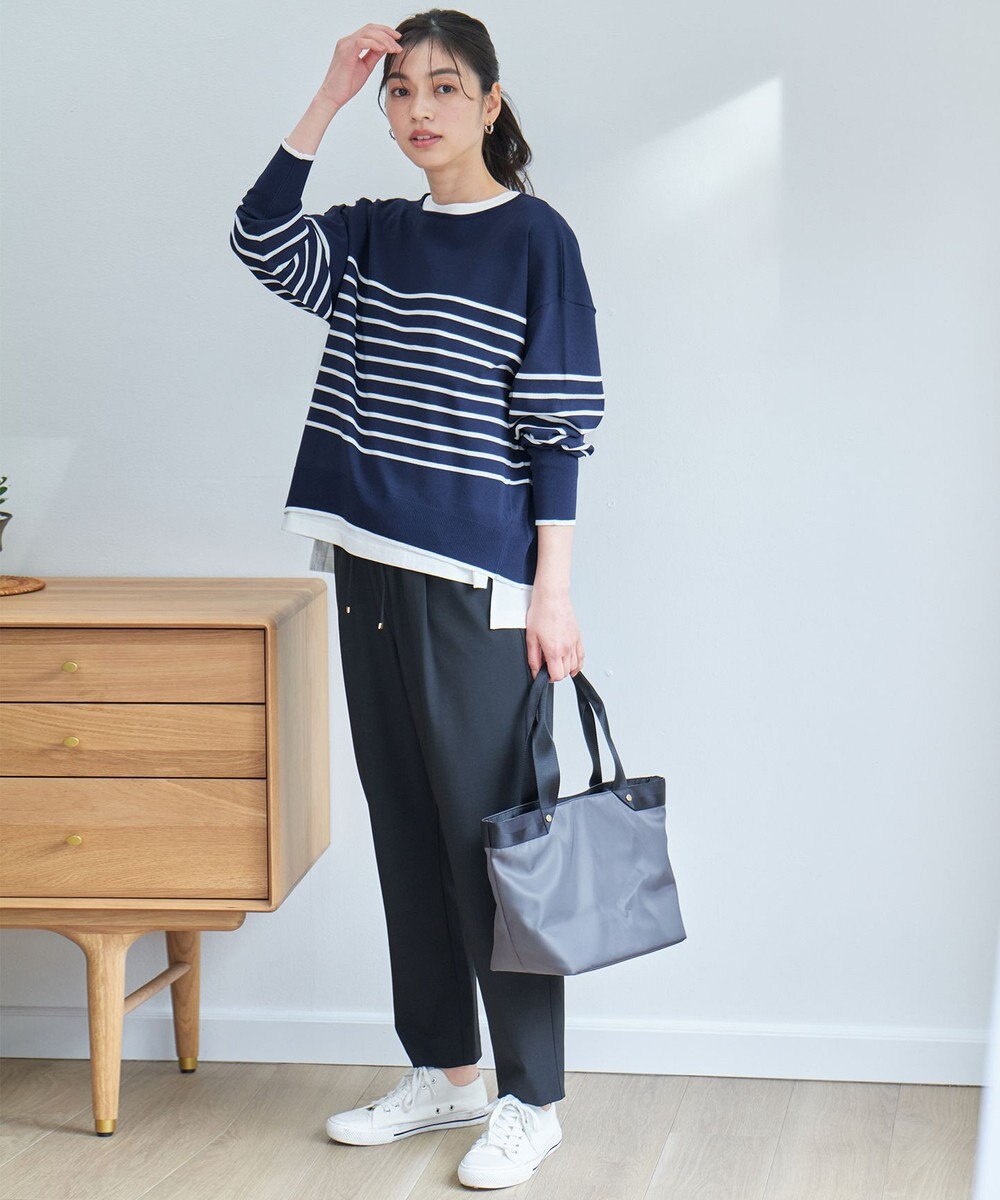 ANY バスクボーダーニットプルオーバー 