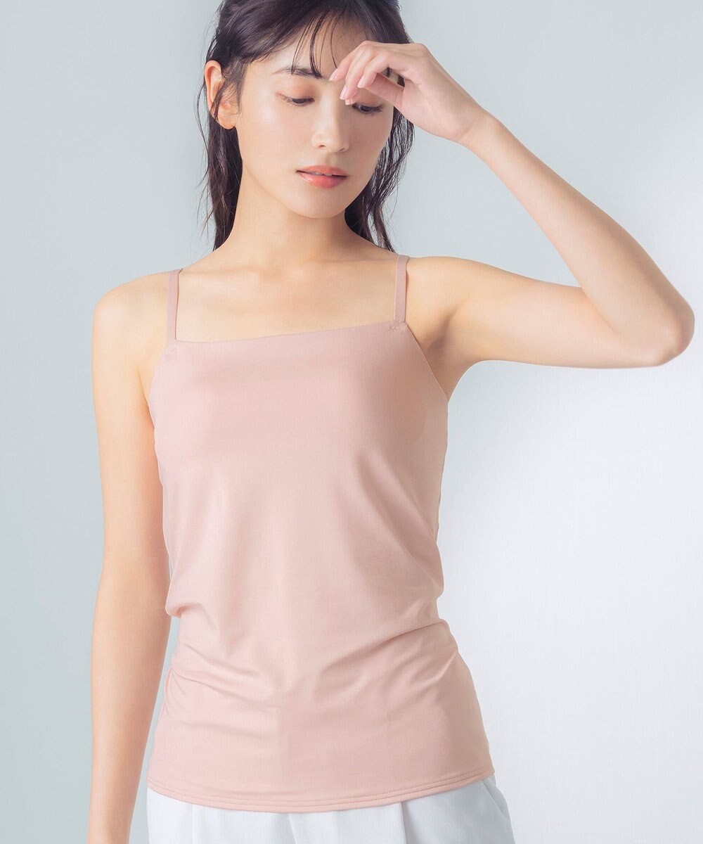 Wing カップ付きキャミソール ラク きれいなバストシルエット 【シンクロブラトップ 吸汗速乾タイプ】 ブラトップ ET1052 ウイング／ワコール 