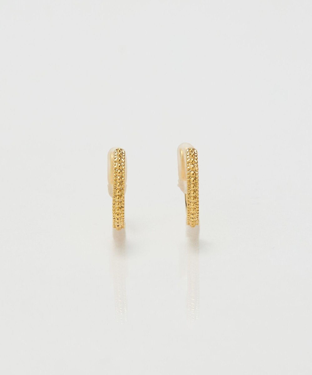 Phoebe 【金属アレルギー対応】【痛くないシリーズ】グリッターメタルライトフィットイヤリング　ゴールド 