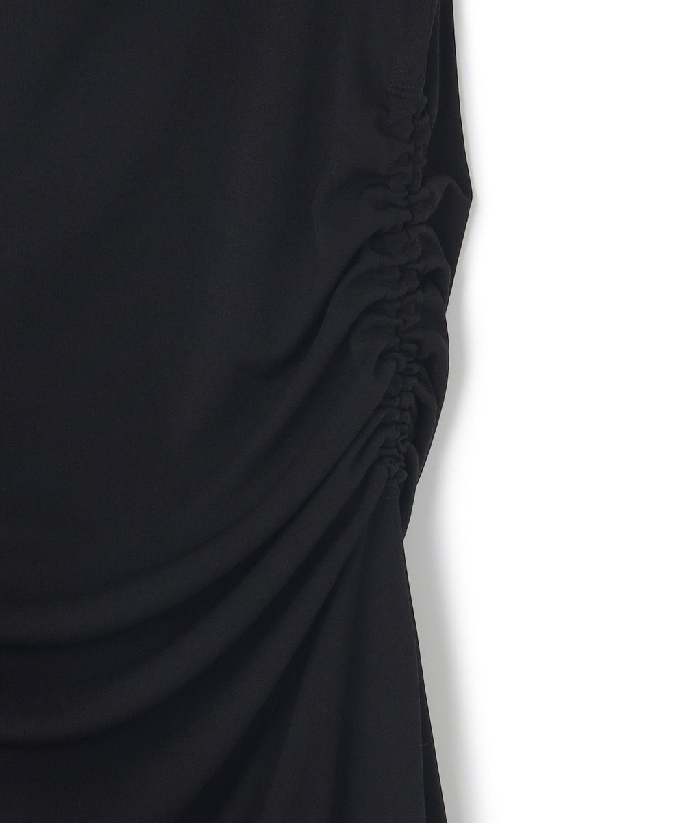 23区 【APPLAUDIR】トリアセドライスムース ドレープドレス 