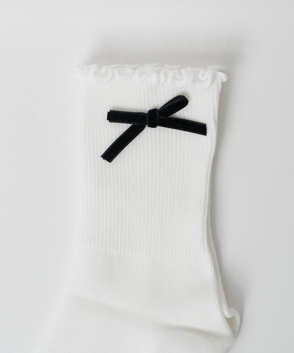 WEGO メローリボンクルーソックス 