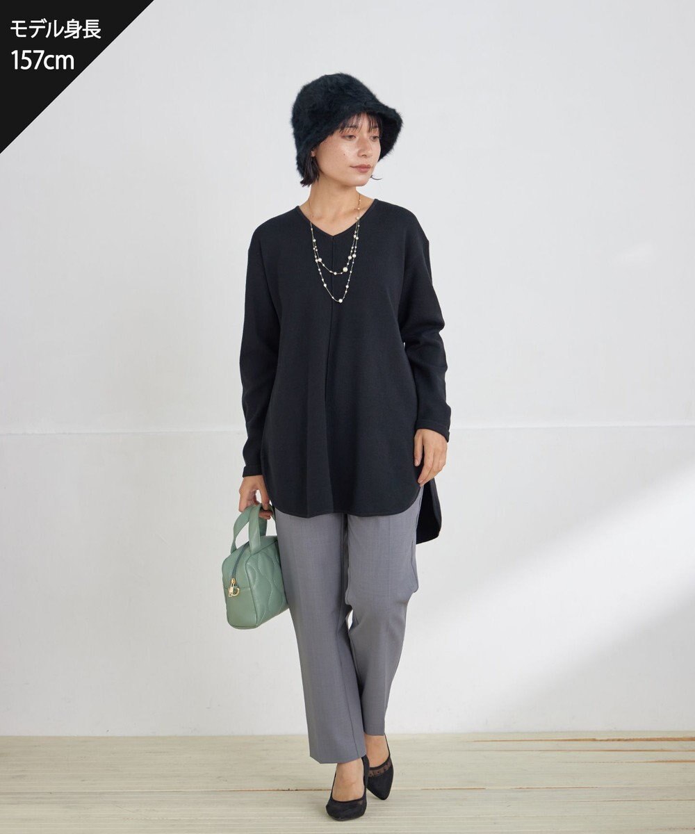 Tiaclasse 【洗える】テーパードパンツ 