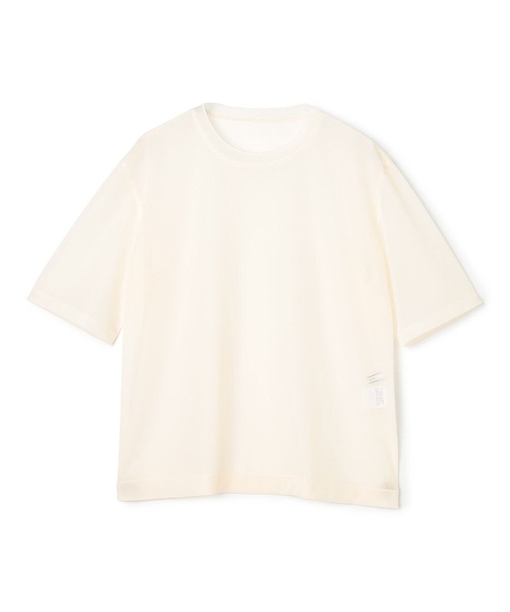BEIGE， SELEN / リブコンビ シアーTシャツ 