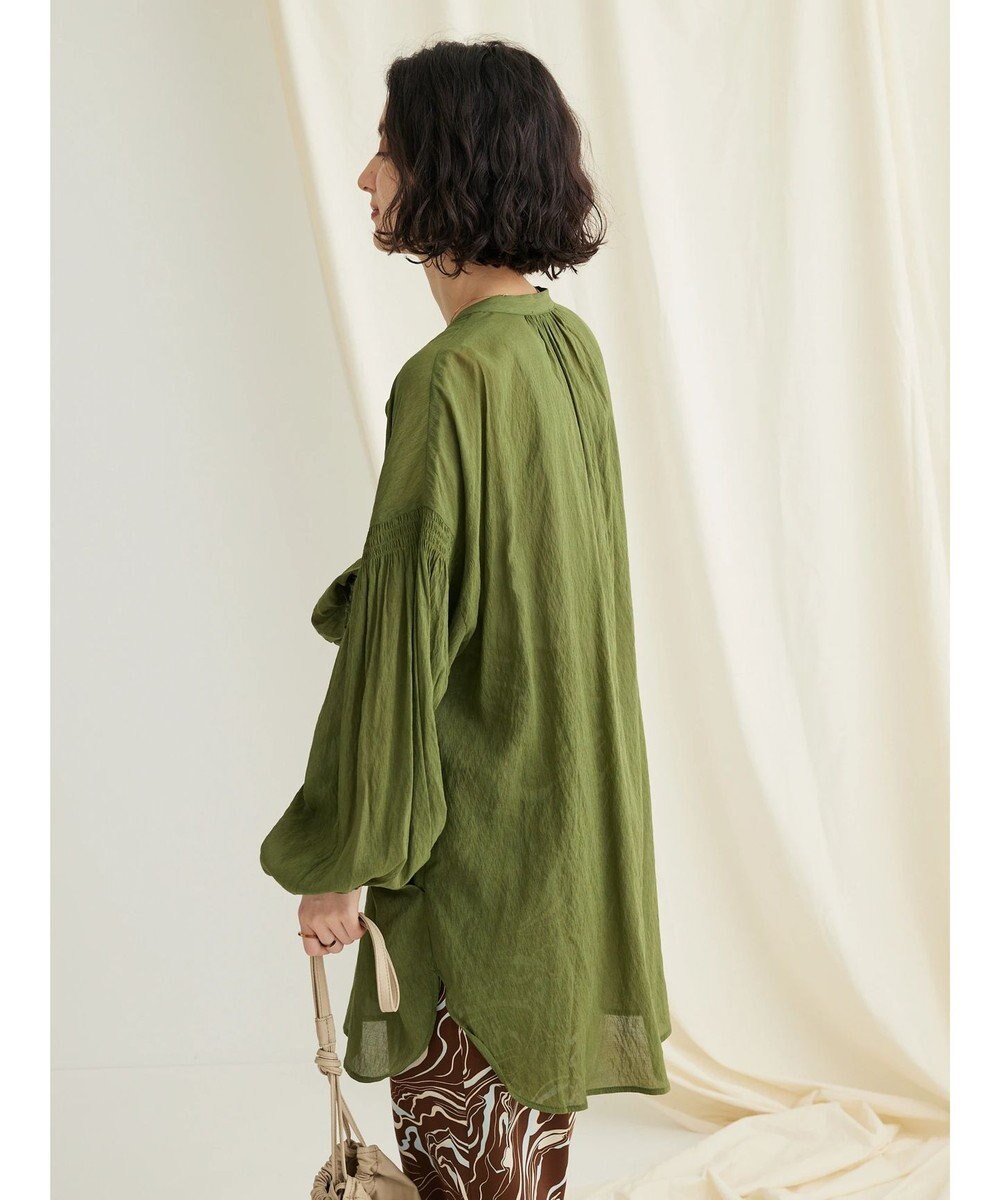 CRAFT STANDARD BOUTIQUE ウ゛ィンテージボイルソデシャーリングチュニック 