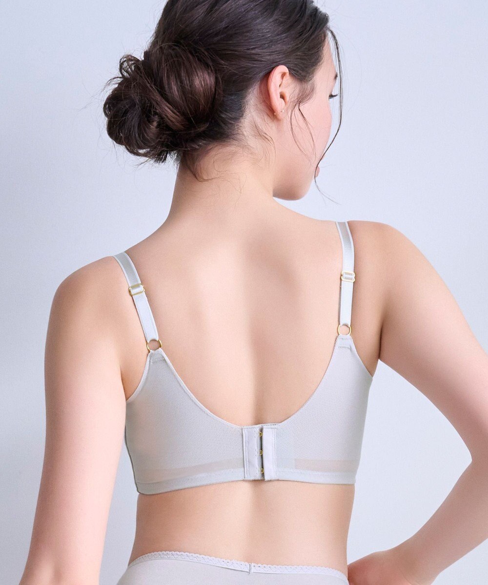 BRADELIS New York 【BRADELIS Me / ノンワイヤー・バストアップ】Perfumyブラ23S1 綿混素材で肌当たりの優しい補正ブラジャー バストにフィットしてラインが響きにくい 