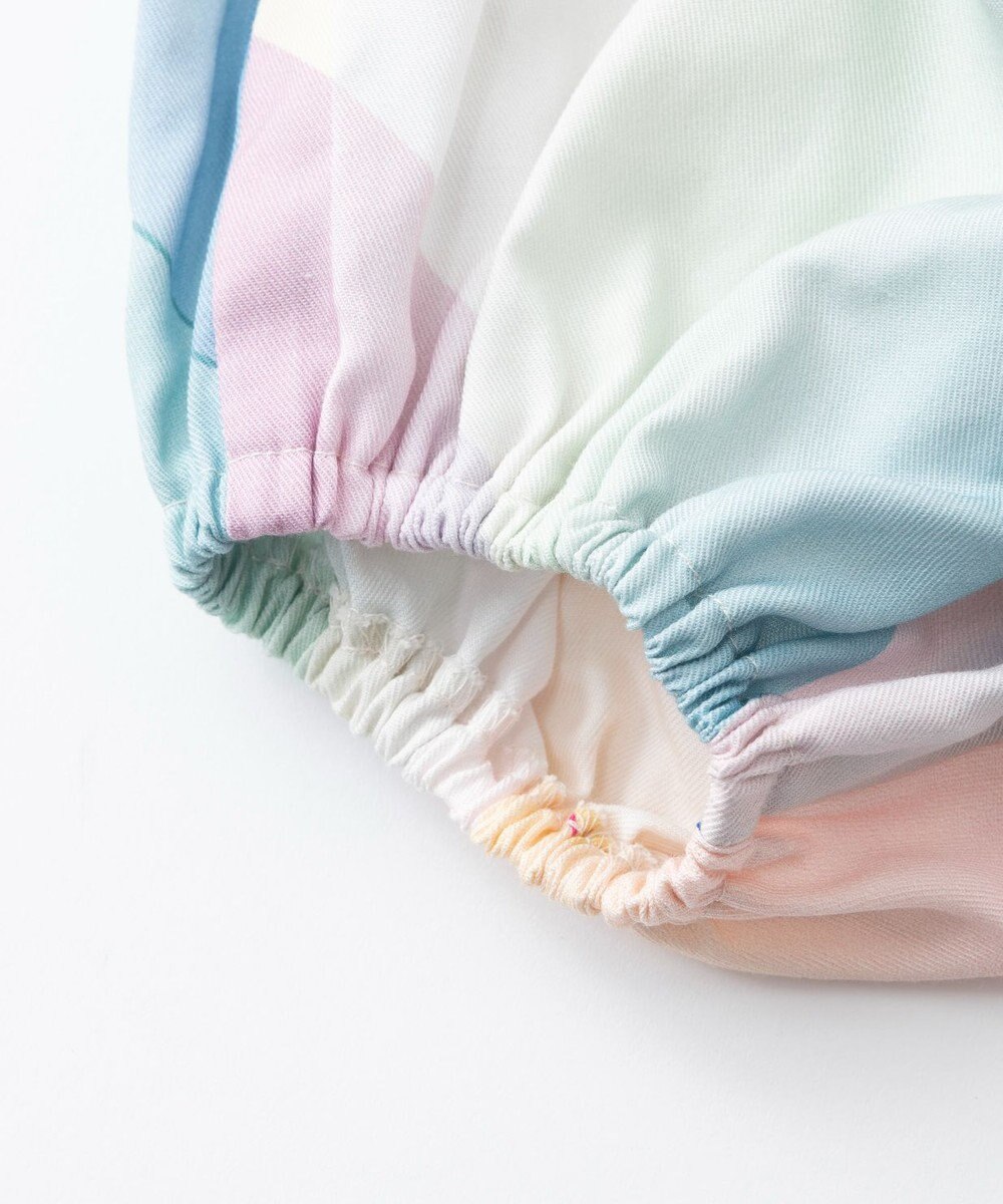 TRICOTE オーロラ柄サスペンダー付カボチャパンツ 