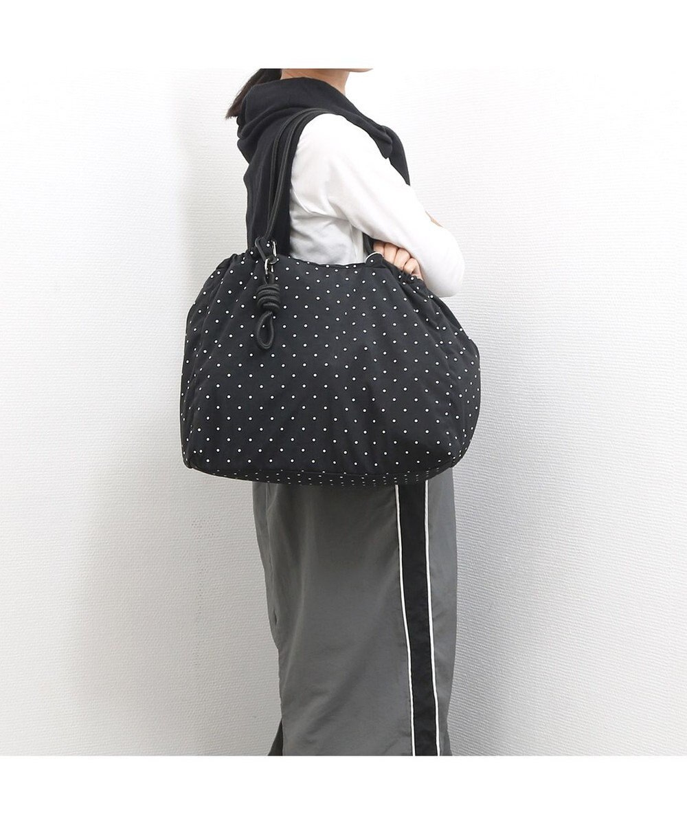 UNBILLION VERYコラボ カシュカシュ cachecache / ナイロンドローコードトートバッグ 