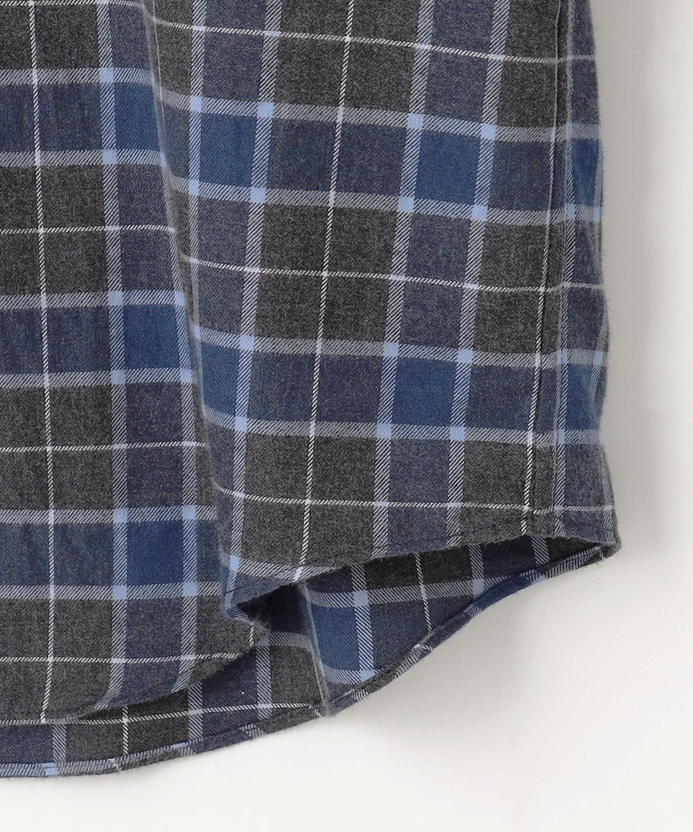 JOSEPH ABBOUD 【柔らか/暖かい】ファインブラッシュド ネル チェック シャツ 