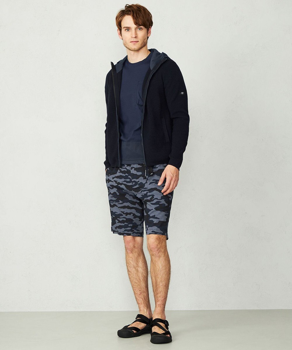 JOSEPH ABBOUD MOUNTAIN 【UNISEX】オーガニックコットンシャンブレーカモ ハーフパンツ 