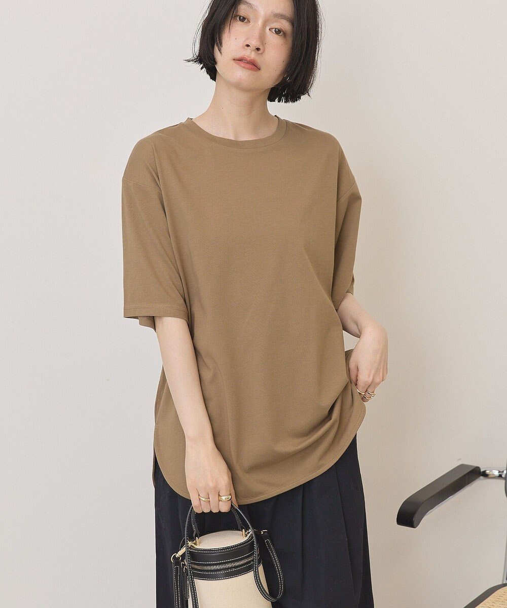 AMERICAN HOLIC 裾ラウンドＴシャツ 