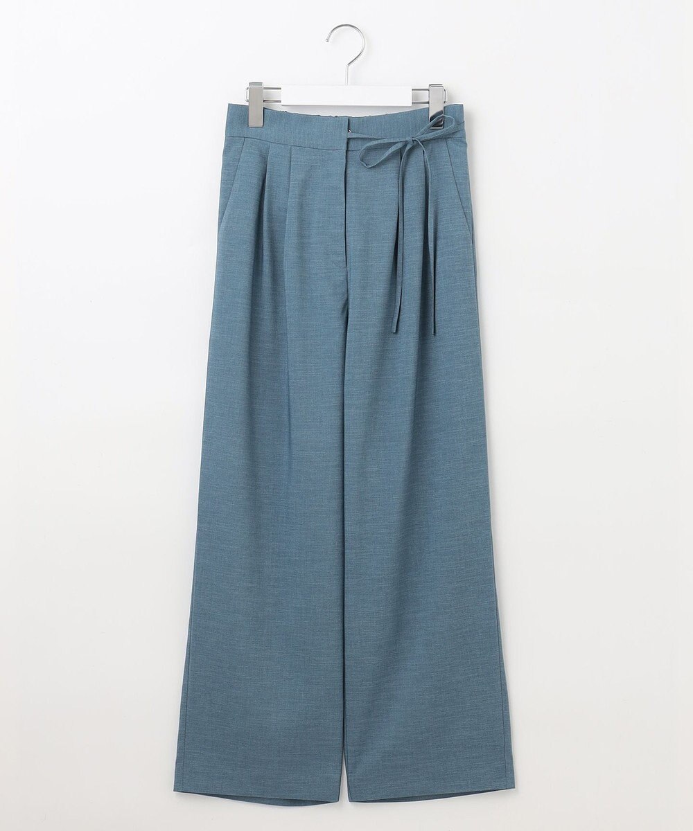 Feroux 【洗える】セミワイド パンツ 