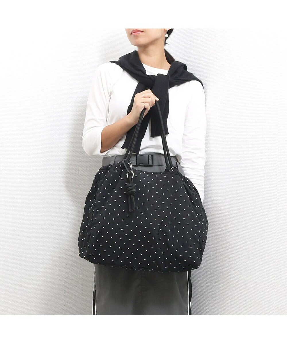 UNBILLION VERYコラボ カシュカシュ cachecache / ナイロンドローコードトートバッグ 