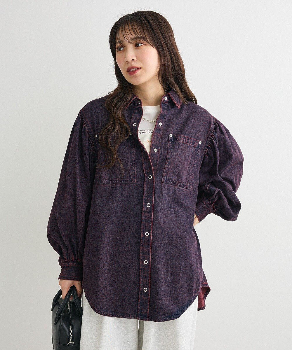 Green Parks ・ＳＵＧＡＲ　ＳＰＯＯＮ　ボリュームスリーブデニムシ 