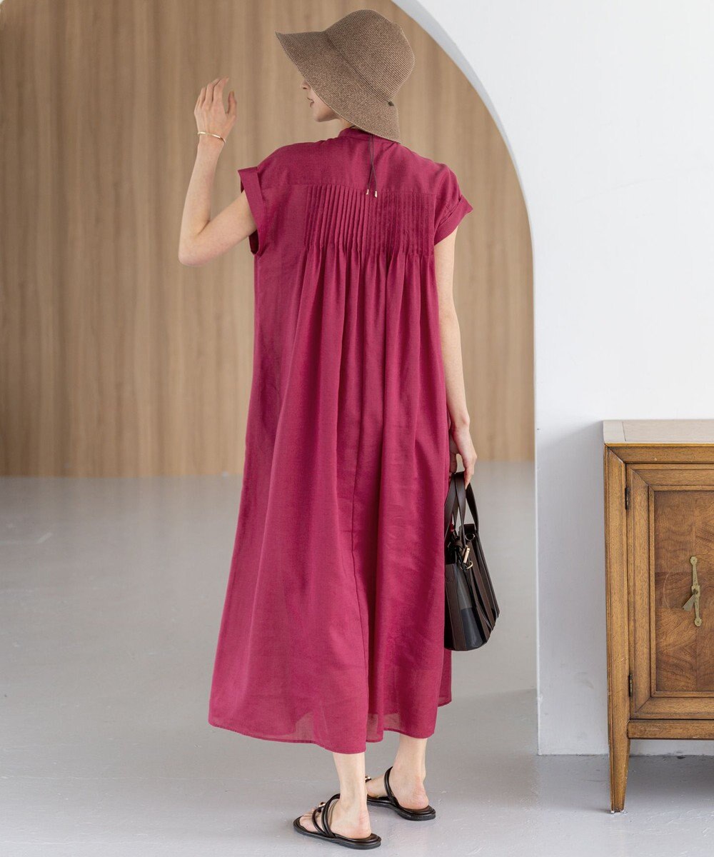 23区 【一部店舗限定/接触冷感/洗える】ラミータンブラー フレンチスリーブ ワンピース 