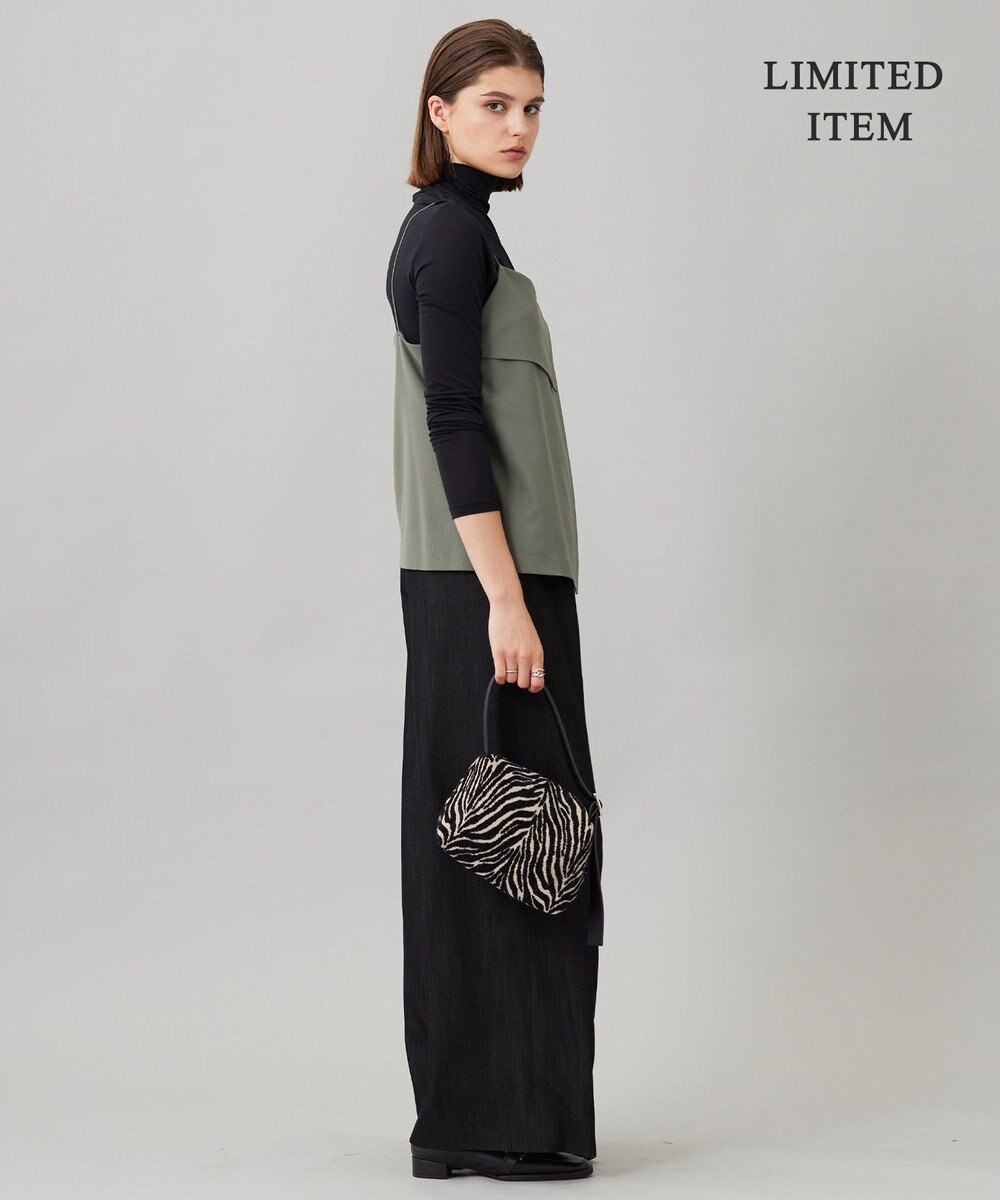 ICB L 【WEB限定・UVカット・洗える】ウール2WAYストレッチ キャミソールブラウス 