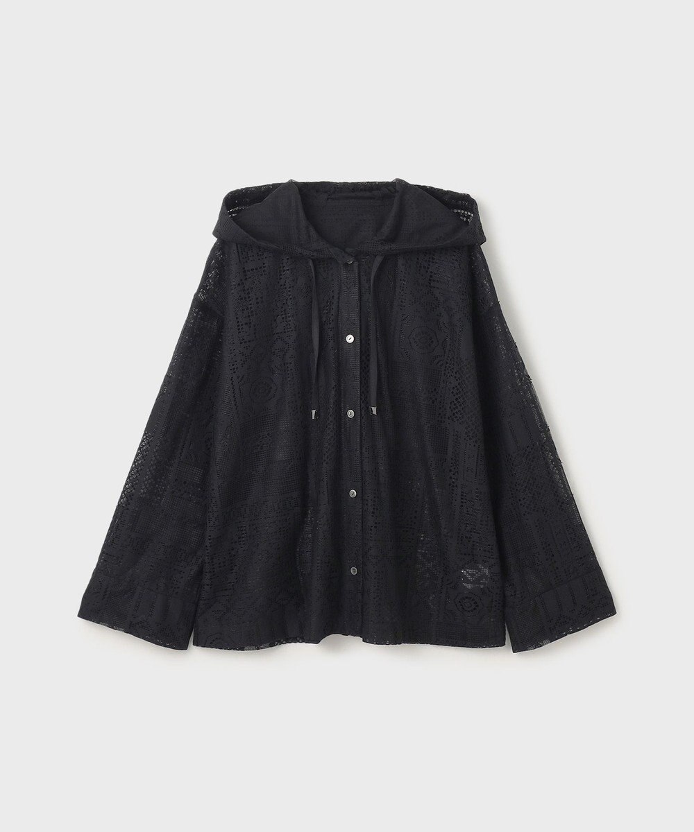 GRACE CONTINENTAL キカレースフード付トップ 