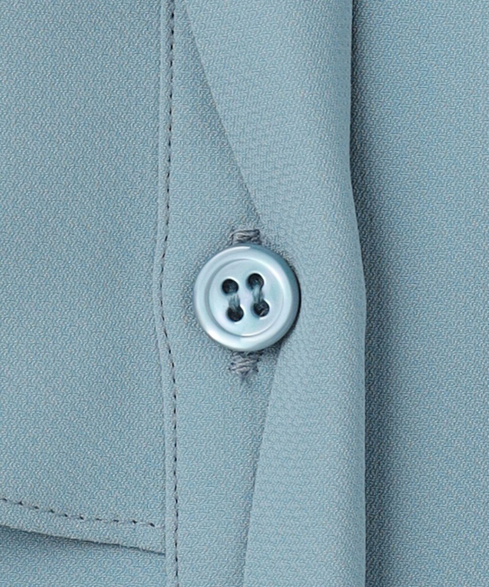 ICB 【洗える・UVケア】BackSatinAmunzen ラッフルデザインブラウス 