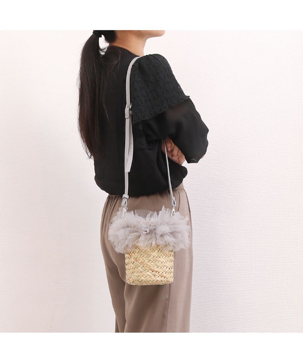 UNBILLION カカトゥ kakatoo / チュールフリンジミニ2wayカゴバッグ 