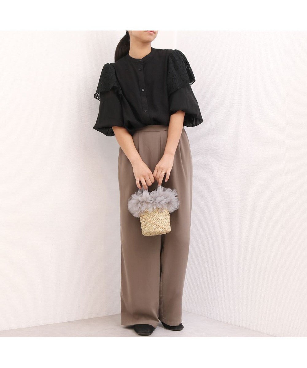 UNBILLION カカトゥ kakatoo / チュールフリンジミニ2wayカゴバッグ 