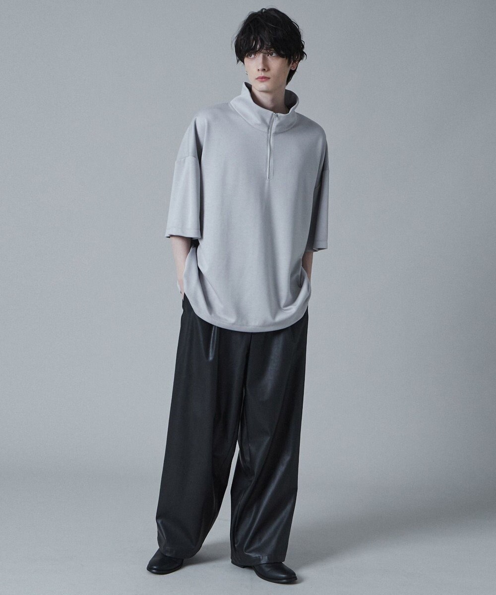 WEGO ドロストスーパーBIGハーフジップT（S） 