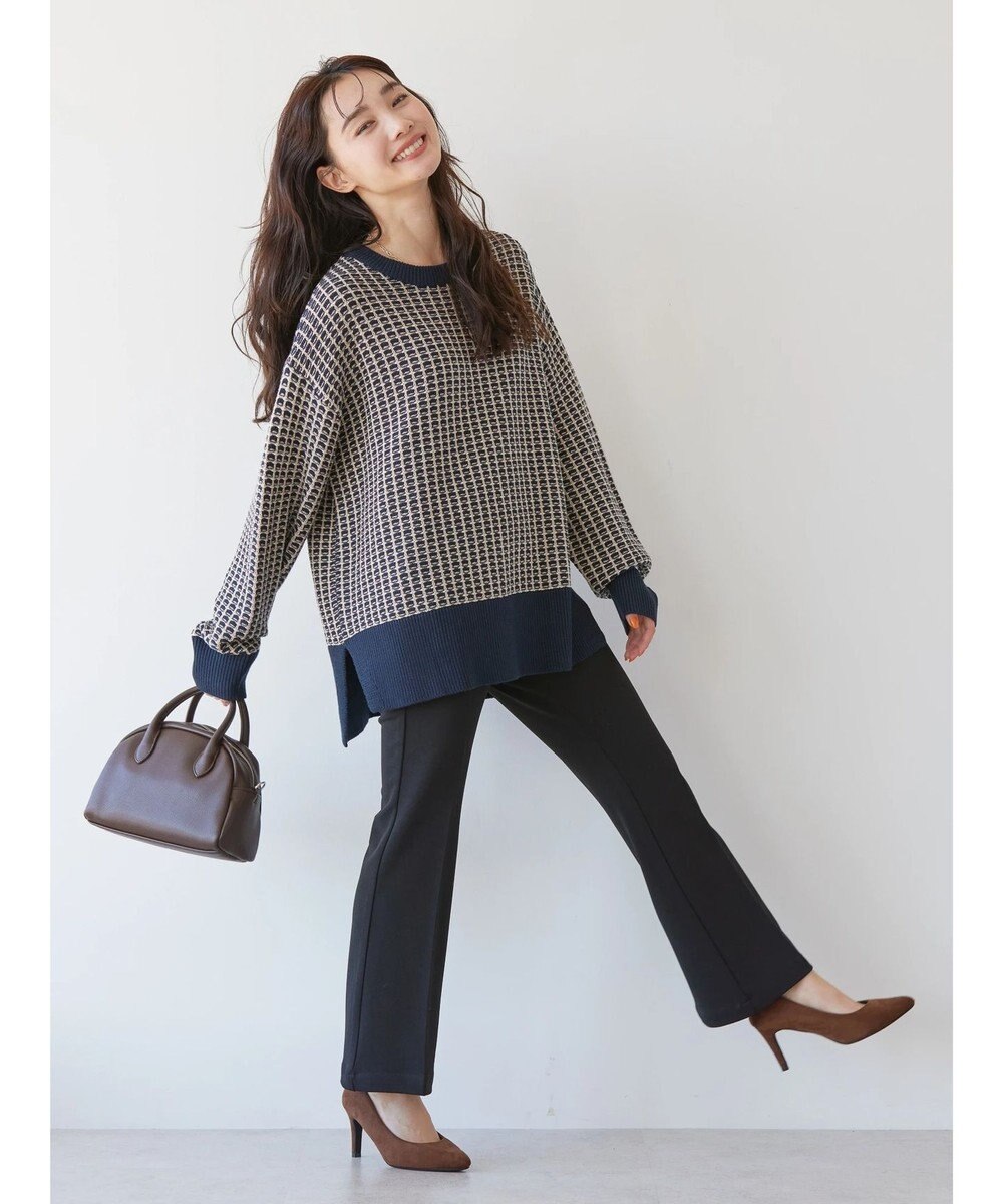 AMERICAN HOLIC 柄編ニットプルオーバー 