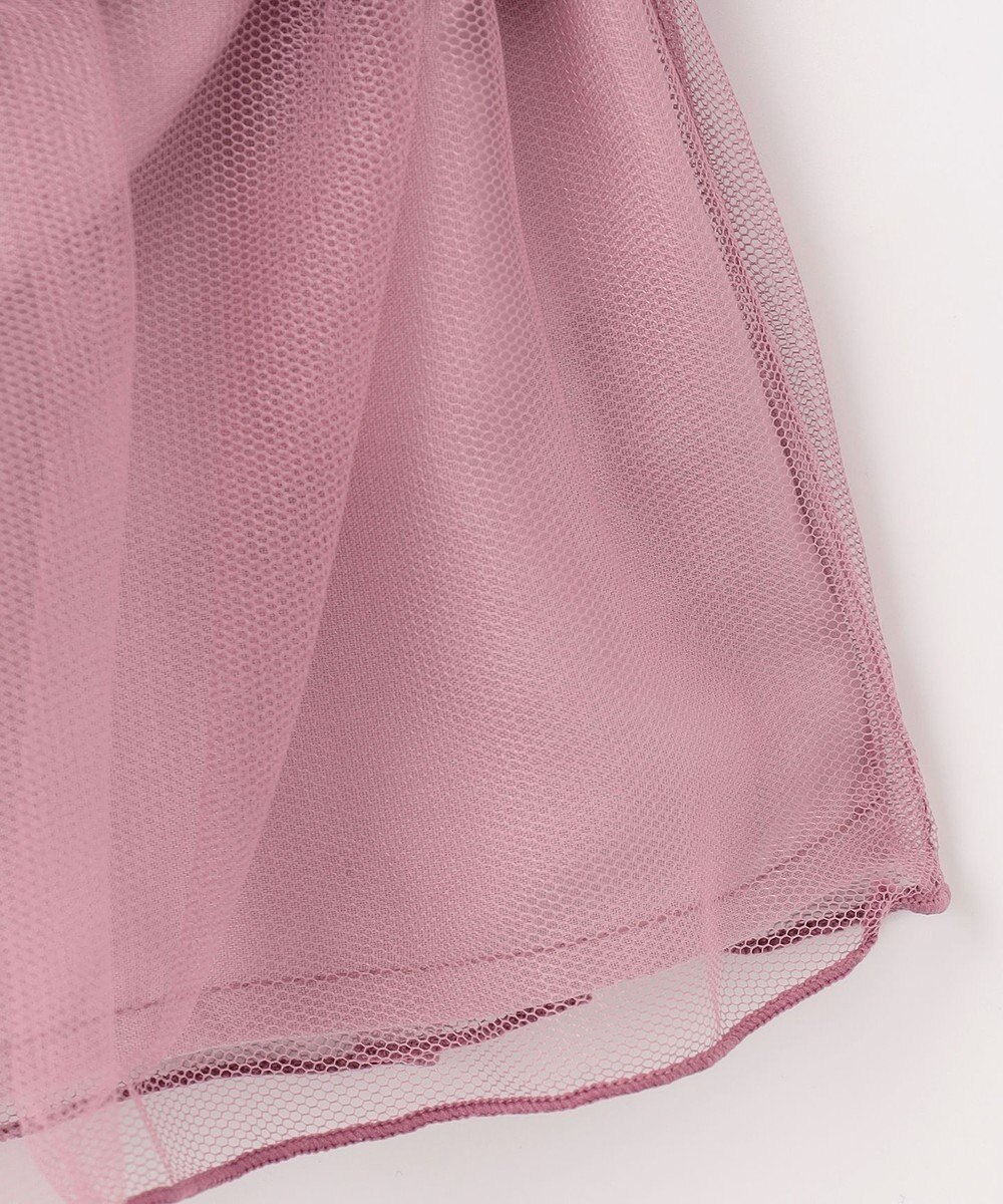 ANY KIDS 表起毛 レースアップ チュニック 