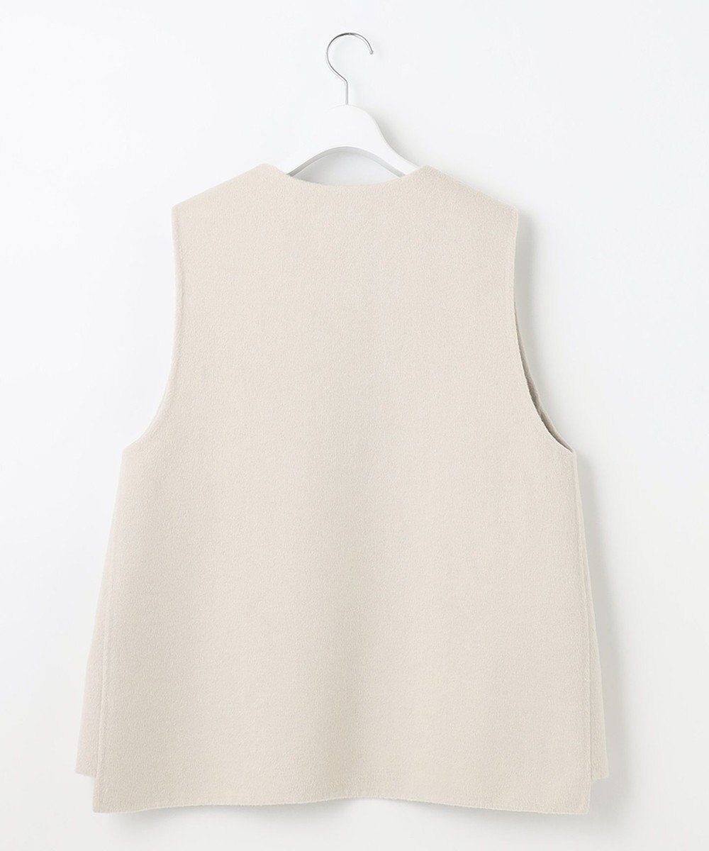 UNFILO 【撥水】ウール混リバー ジレ 