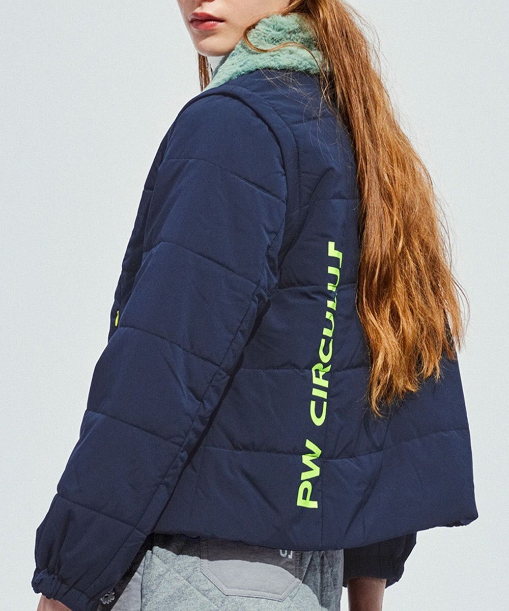 PW CIRCULUS 【ベスト / ブルゾン / 襟も外せる / WOMEN】3WAYデタッチャブルブルゾン 