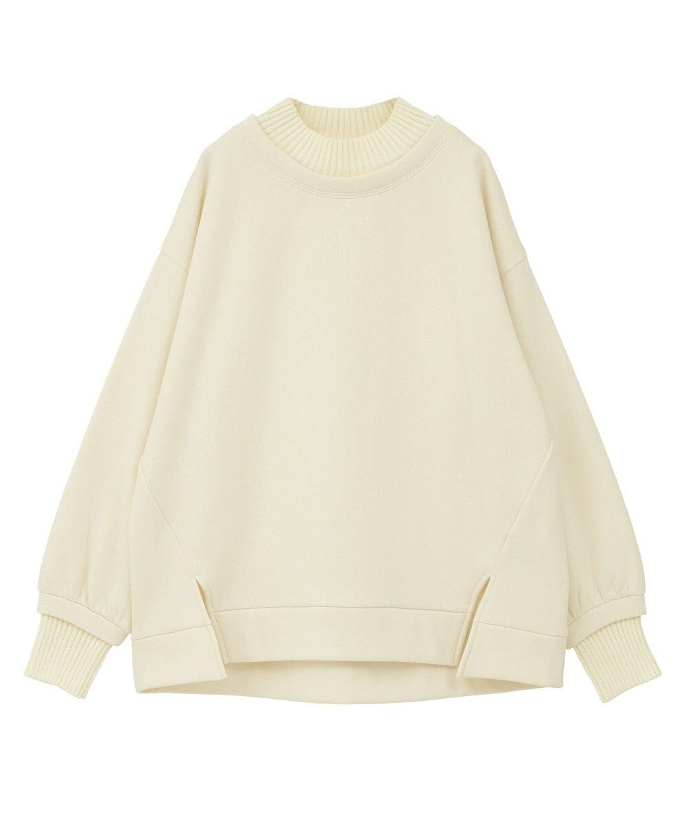 Green Parks リブドッキング裏起毛プルオーバー 