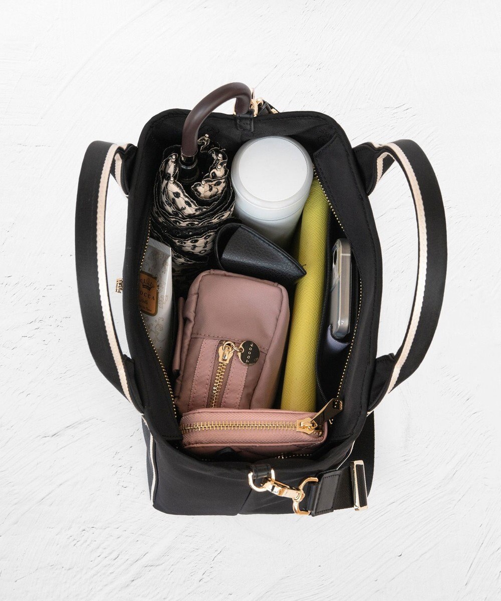 TOCCA BICOLOR RIBBON NYLON M トートバッグ M 