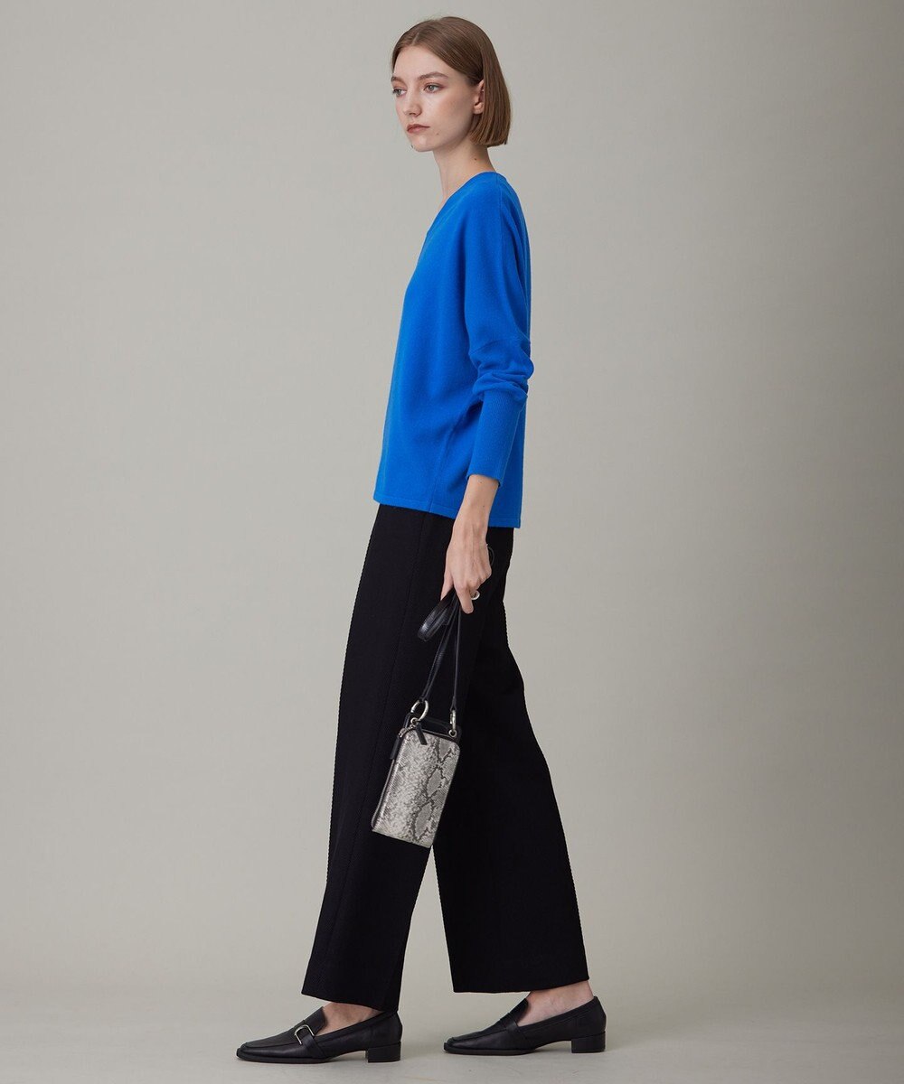 ICB 【洗える】ソフトウールハイゲージ Vネックプルオーバー 