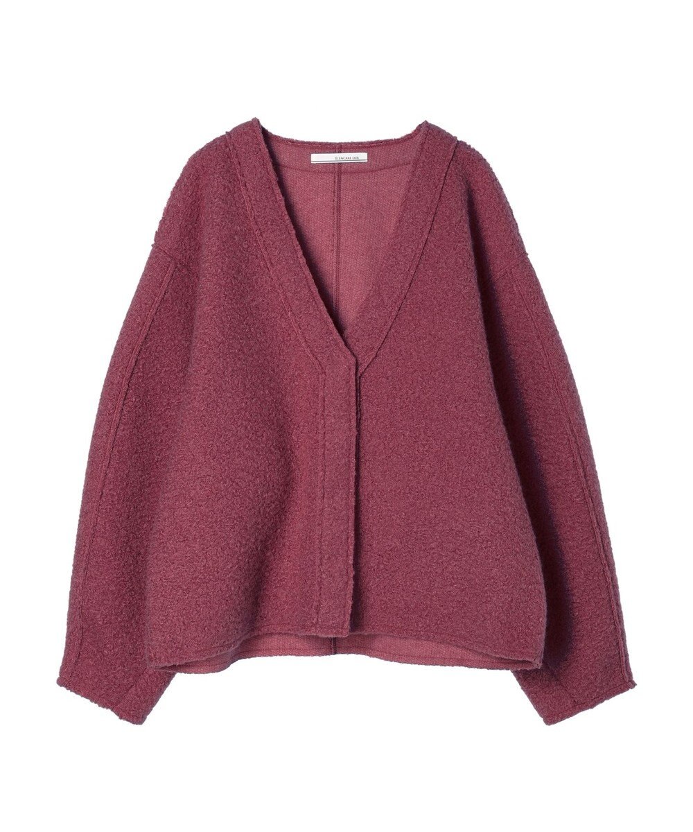 Green Parks ・ＥＬＥＮＣＡＲＥ　ＤＵＥ　ブークレＶネックカーデ 