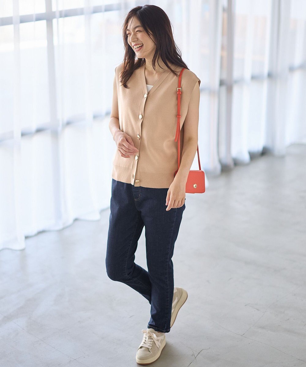 ANY メタルボタンニットベスト 