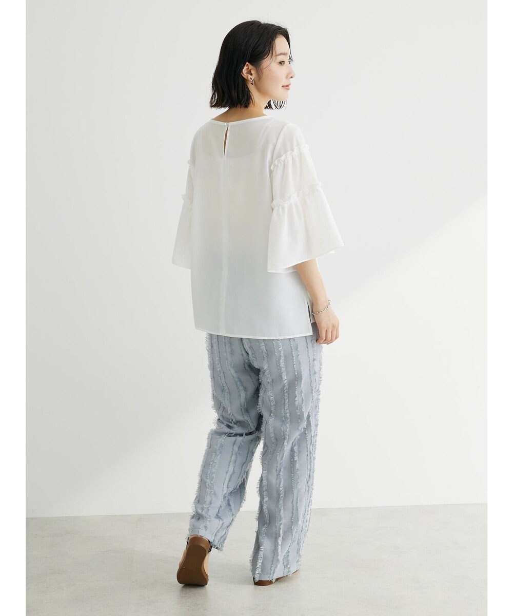 Green Parks ティアード袖ブラウス 