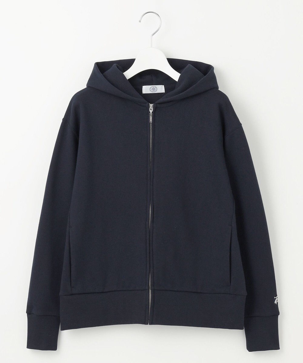 J.PRESS LADIES URAKE フーディー ジップアップ パーカー 