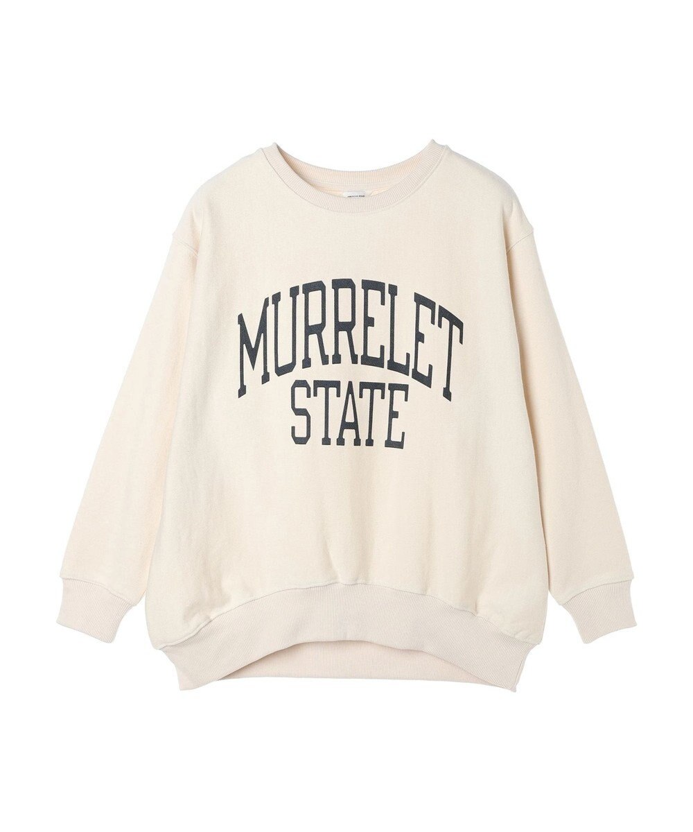 AMERICAN HOLIC ネップ裏毛ロゴスウェット 