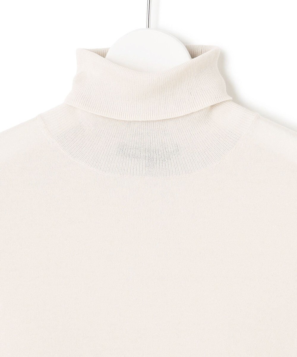 23区 S 【CLASSY.掲載/洗える】スムージーコットン タートルネック ニット 
