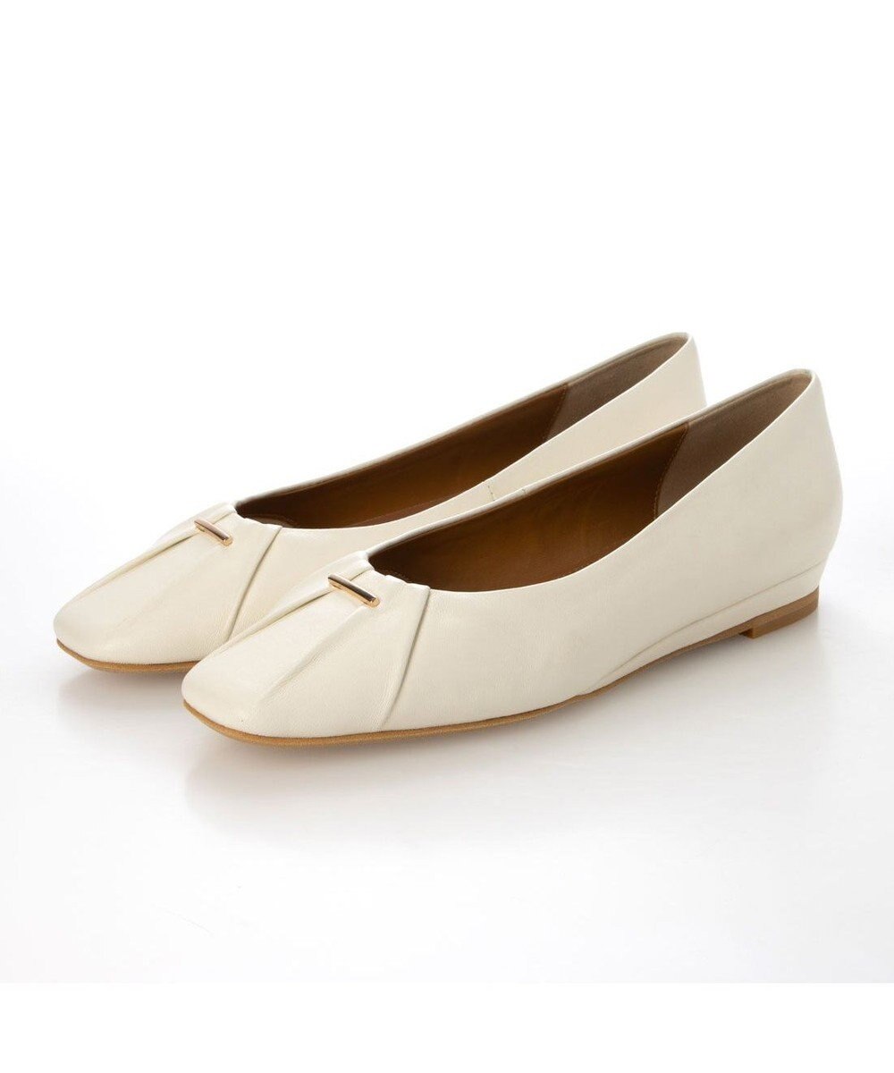 MODE ET JACOMO <MODE ET JACOMO>ソフトレザーフラットパンプス 