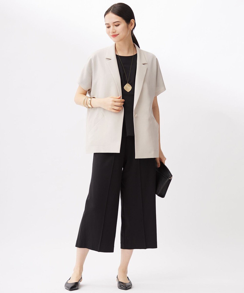 自由区 【カタログ掲載・セットアップ対応・接触冷感・UVカット・吸水速乾・抗菌防臭・洗える】ハイカウントモクロディ パンツ 