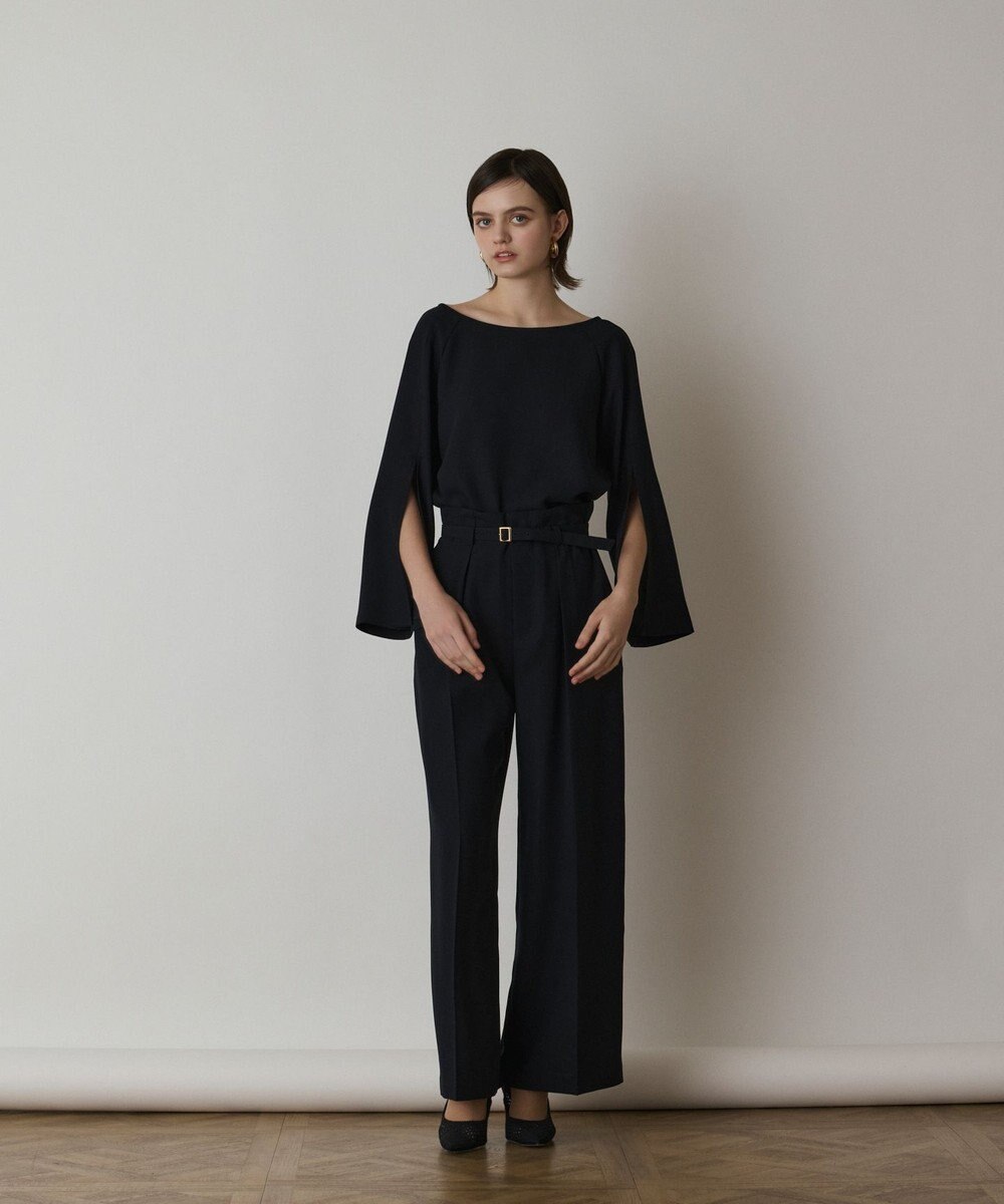 GRACE CONTINENTAL スリットスリーブトップ 