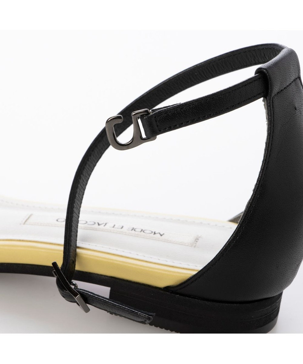 MODE ET JACOMO <MODE ET JACOMO>スリムストラップフラットサンダル 