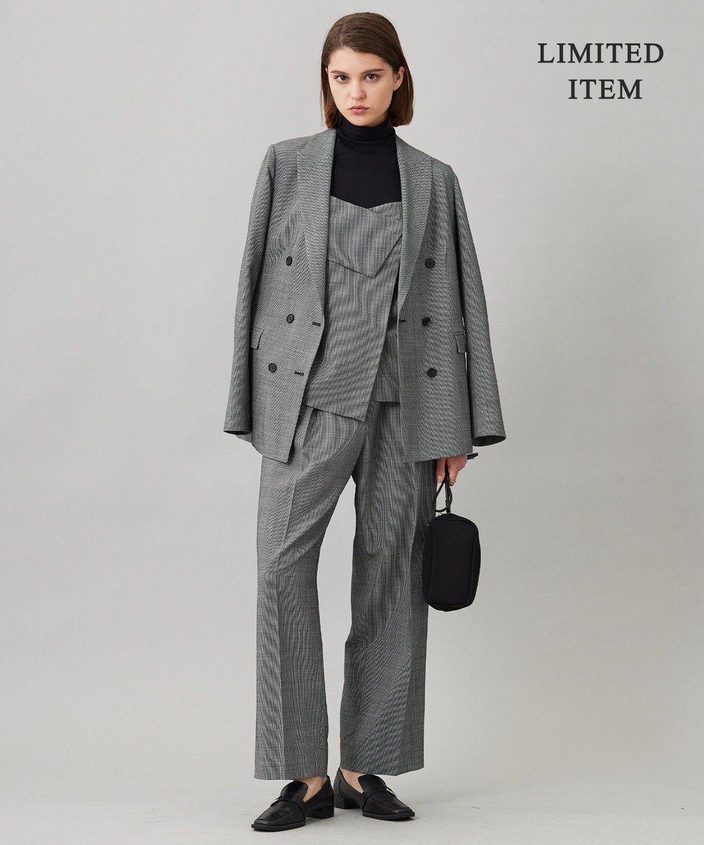 ICB L 【WEB限定・UVカット・洗える】ウール2WAYストレッチ キャミソールブラウス 