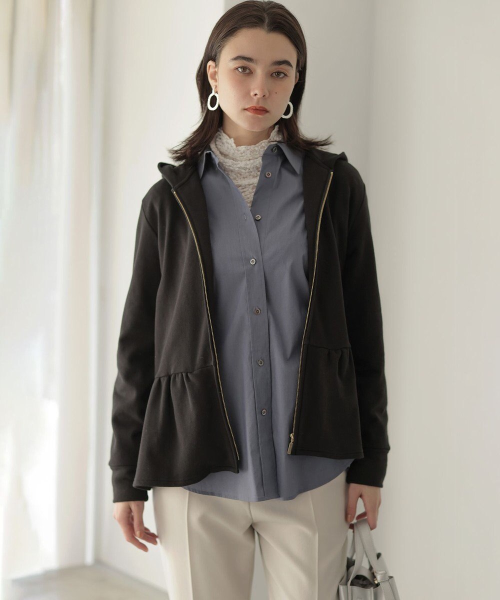 組曲 マシュマロタッチ裏毛 パーカー 