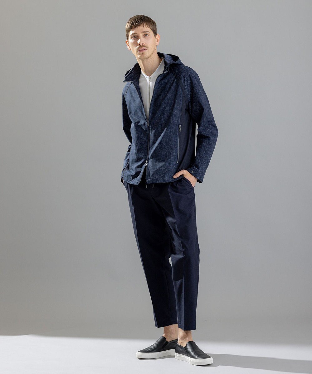 JOSEPH HOMME クールドッツストレッチ　フードブルゾン 