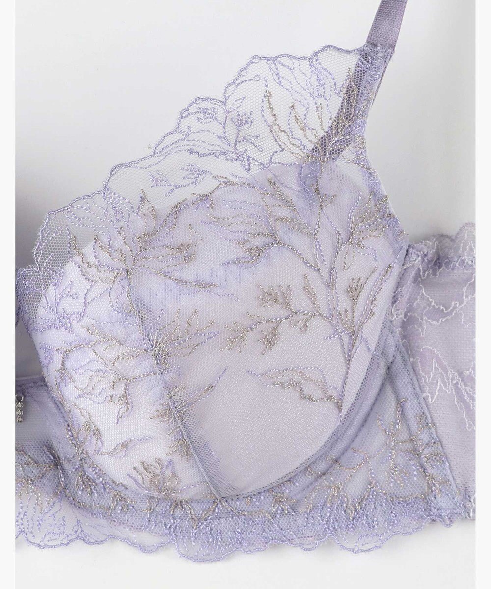 AMPHI ブラジャー ふっくらまる胸キープ 脇高設計 背中をスムージング Gカップまで対応 大きいサイズ 【Hold Day Bra ホールドデイブラ】 ブラ BYJ382 アンフィ／ワコール 