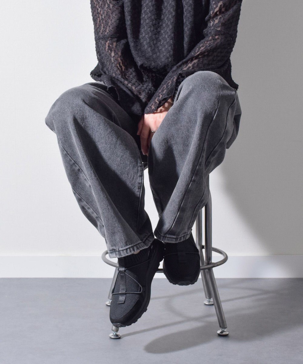 INTER-CHAUSSURES 【BUSSOLA】ニットスリッポンスニーカー 